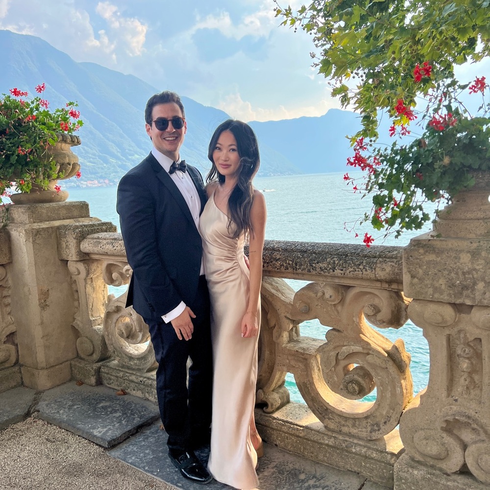 Revelry Jade Satin Dress Gold Champagne Petite Size 0